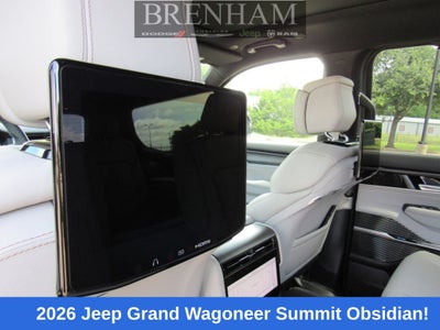 2026 Jeep Grand Wagoneer GRAND WAGONEER SUMMIT OBSIDIAN 4X4
