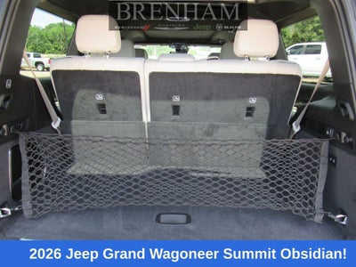 2026 Jeep Grand Wagoneer GRAND WAGONEER SUMMIT OBSIDIAN 4X4