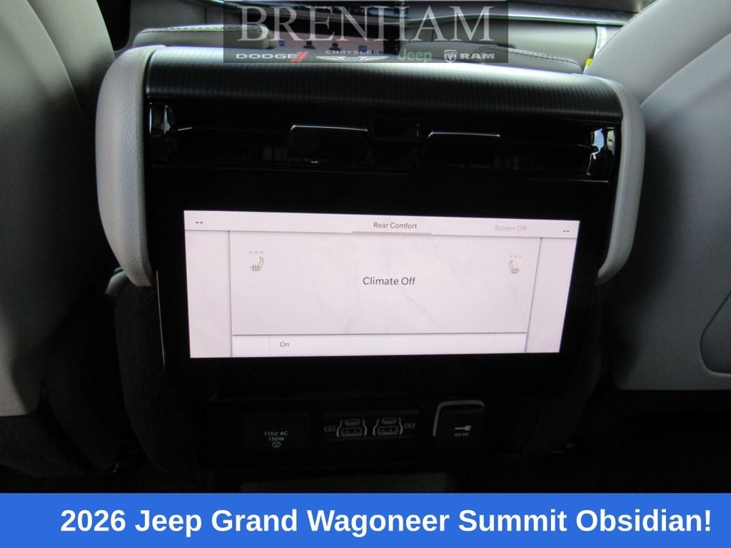 2026 Jeep Grand Wagoneer GRAND WAGONEER SUMMIT OBSIDIAN 4X4