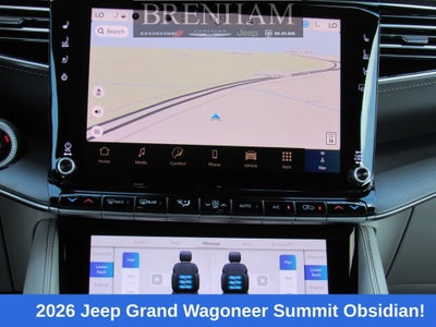 2026 Jeep Grand Wagoneer GRAND WAGONEER SUMMIT OBSIDIAN 4X4