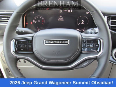 2026 Jeep Grand Wagoneer GRAND WAGONEER SUMMIT OBSIDIAN 4X4