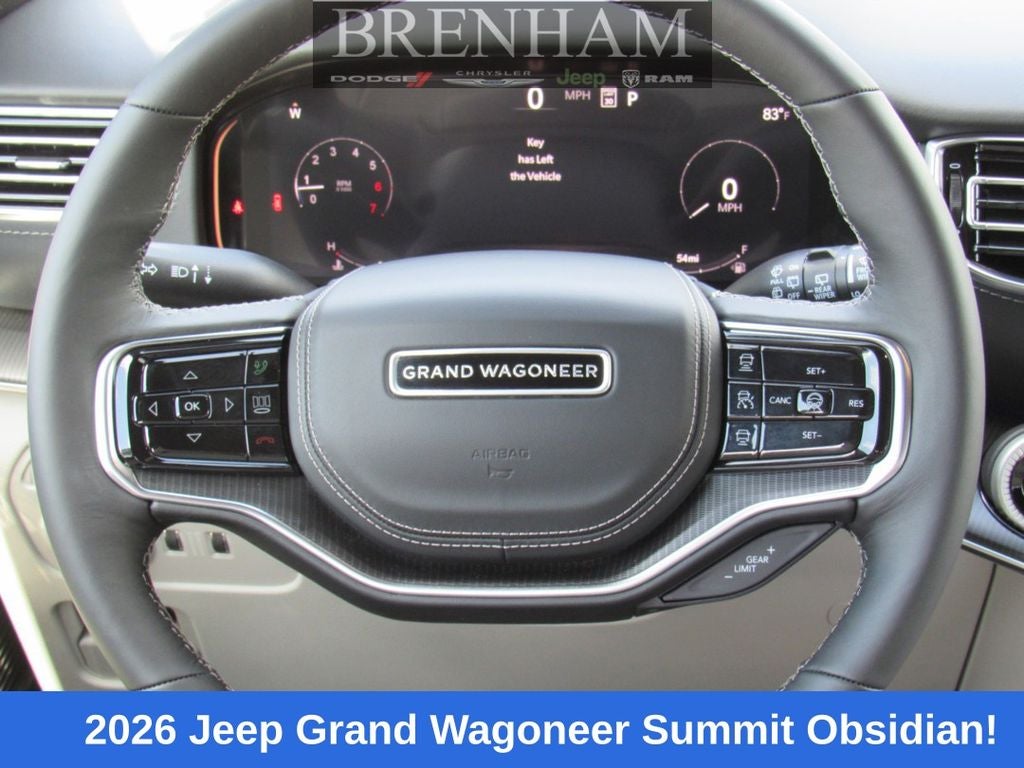 2026 Jeep Grand Wagoneer GRAND WAGONEER SUMMIT OBSIDIAN 4X4