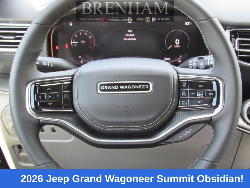 2026 Jeep Grand Wagoneer GRAND WAGONEER SUMMIT OBSIDIAN 4X4
