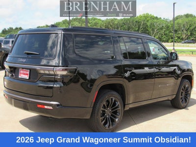 2026 Jeep Grand Wagoneer GRAND WAGONEER SUMMIT OBSIDIAN 4X4