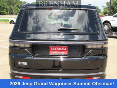 2026 Jeep Grand Wagoneer GRAND WAGONEER SUMMIT OBSIDIAN 4X4