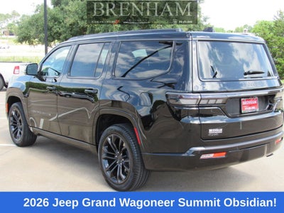 2026 Jeep Grand Wagoneer GRAND WAGONEER SUMMIT OBSIDIAN 4X4