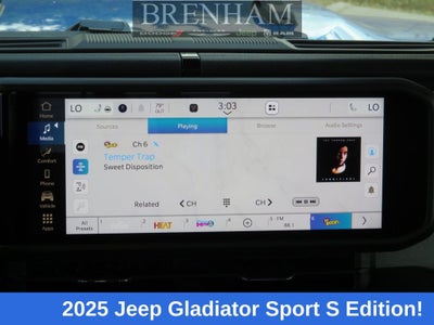 2025 Jeep Gladiator GLADIATOR SPORT S 4X4