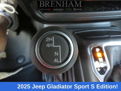 2025 Jeep Gladiator GLADIATOR SPORT S 4X4