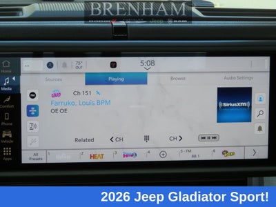 2026 Jeep Gladiator GLADIATOR SPORT 4X4