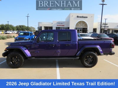 2026 Jeep Gladiator GLADIATOR TEXAS TRAIL 4X4