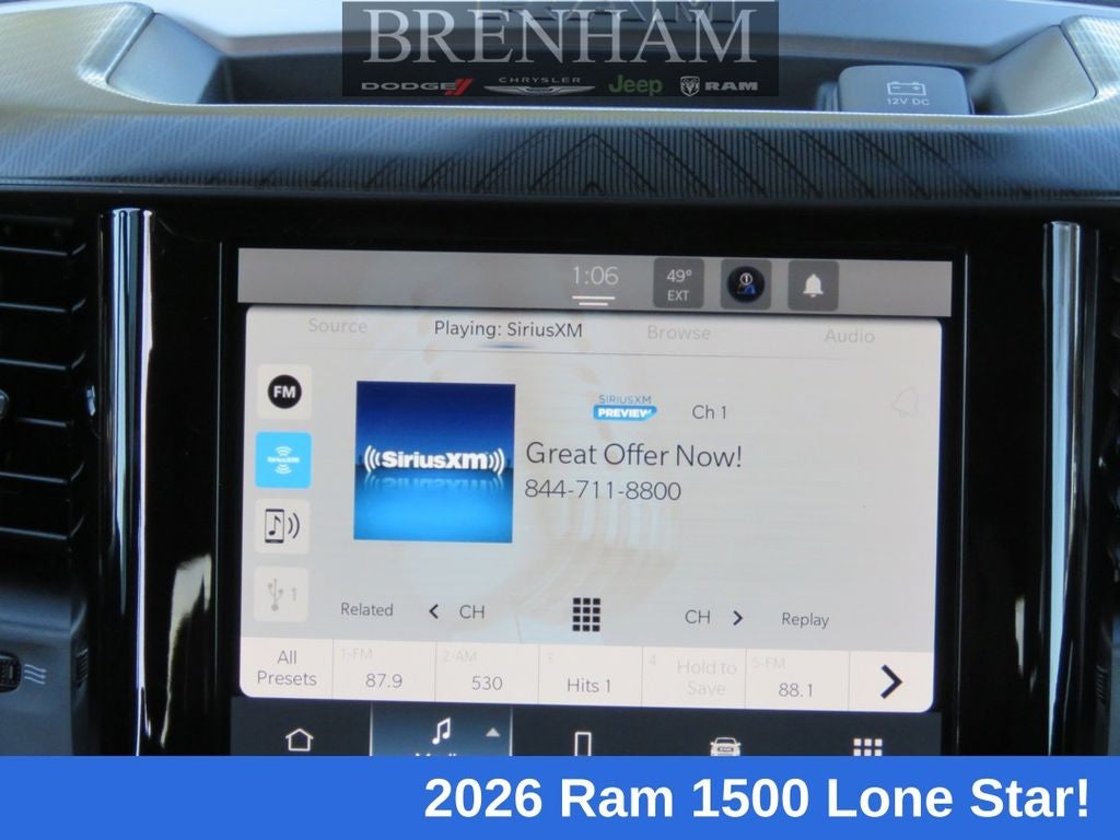 2026 RAM Ram 1500 RAM 1500 LONE STAR CREW CAB 4X4 5'7' BOX