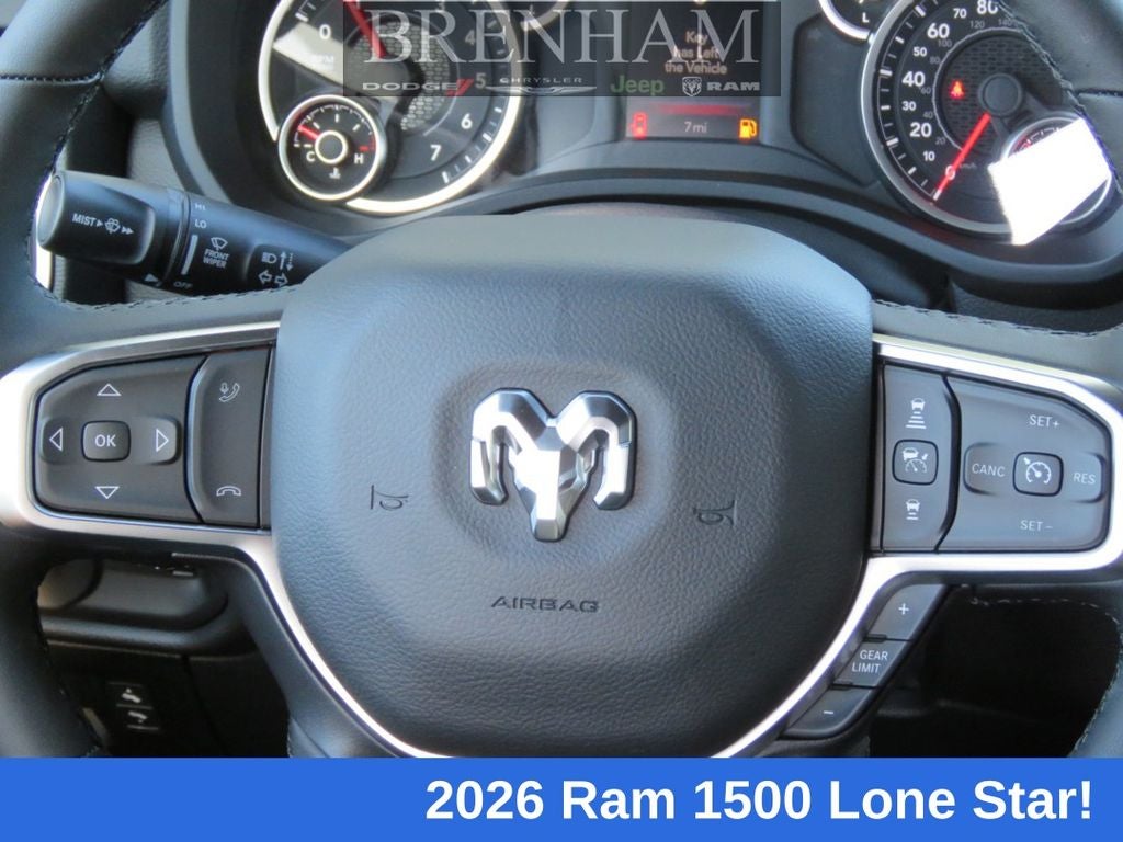 2026 RAM Ram 1500 RAM 1500 LONE STAR CREW CAB 4X4 5'7' BOX