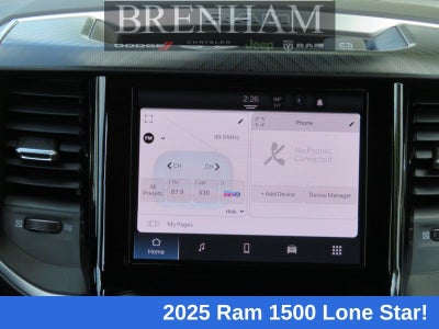 2025 RAM Ram 1500 RAM 1500 LONE STAR CREW CAB 4X4 5'7' BOX