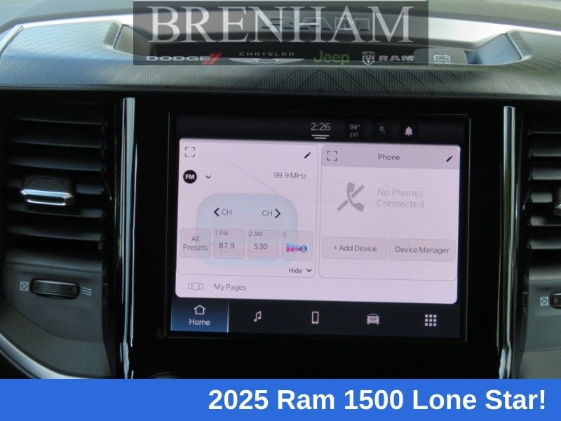 2025 RAM Ram 1500 RAM 1500 LONE STAR CREW CAB 4X4 5'7' BOX