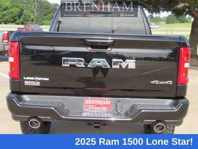 2025 RAM Ram 1500 RAM 1500 LONE STAR CREW CAB 4X4 5'7' BOX