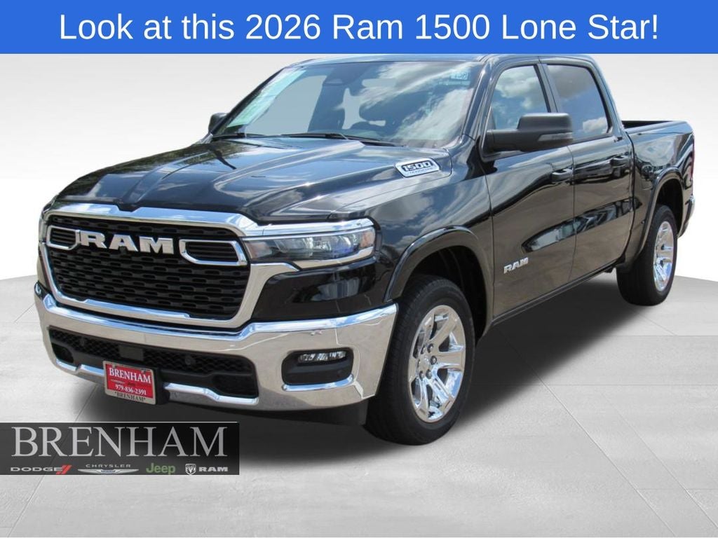 2026 RAM 1500 Lone Star Crew Cab 4x4 5'7' Box