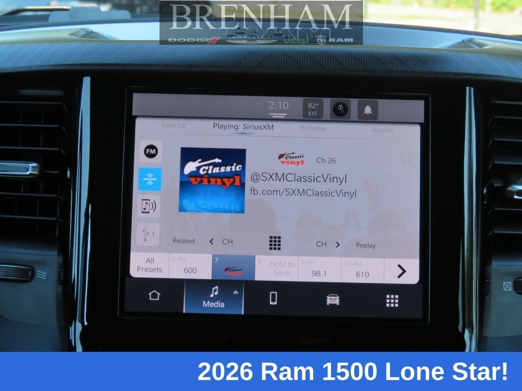 2026 RAM Ram 1500 RAM 1500 LONE STAR CREW CAB 4X4 5'7' BOX