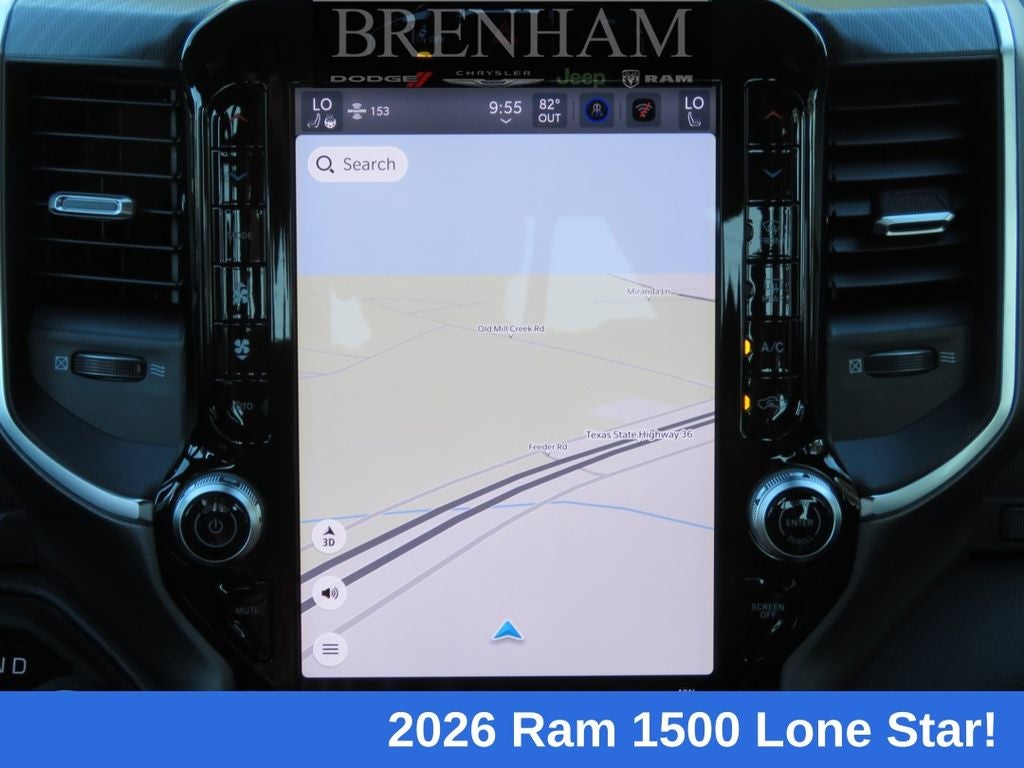 2026 RAM Ram 1500 RAM 1500 LONE STAR CREW CAB 4X4 5'7' BOX