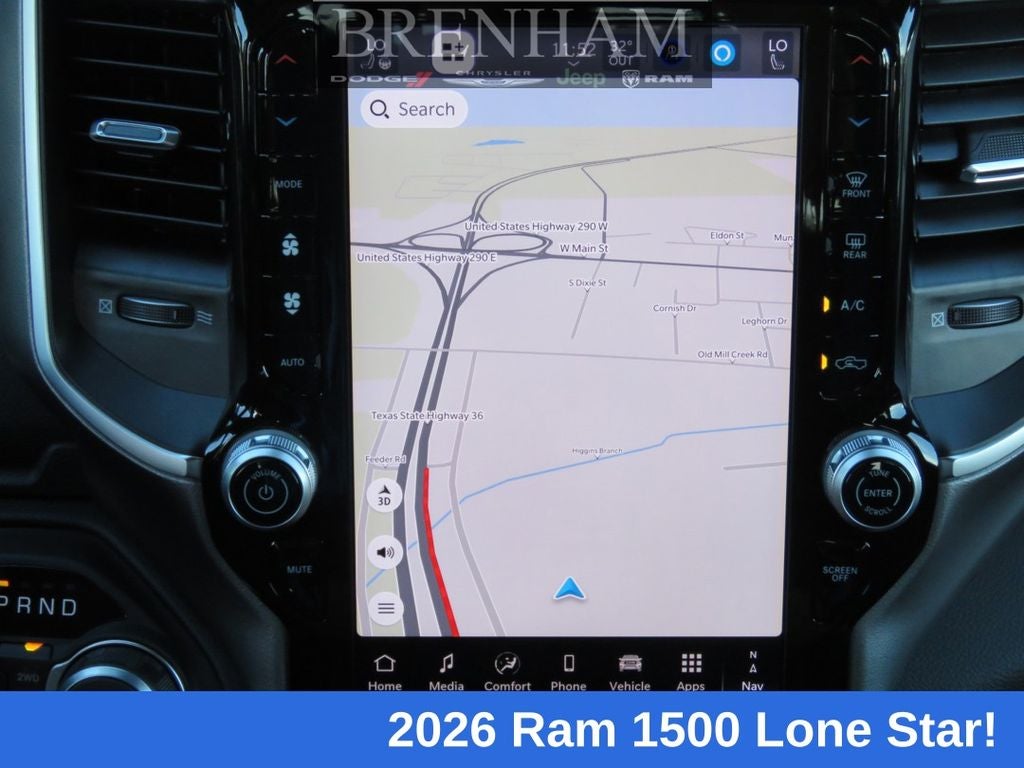 2026 RAM Ram 1500 RAM 1500 LONE STAR CREW CAB 4X4 5'7' BOX