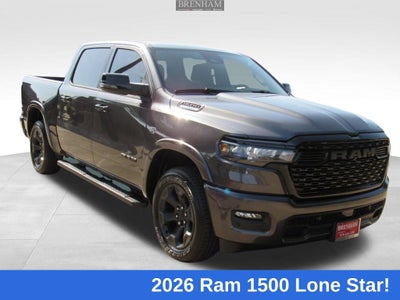 2026 RAM 1500 Lone Star Crew Cab 4x4 5'7' Box