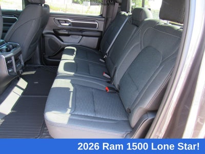 2026 RAM 1500 Lone Star Crew Cab 4x4 5'7' Box