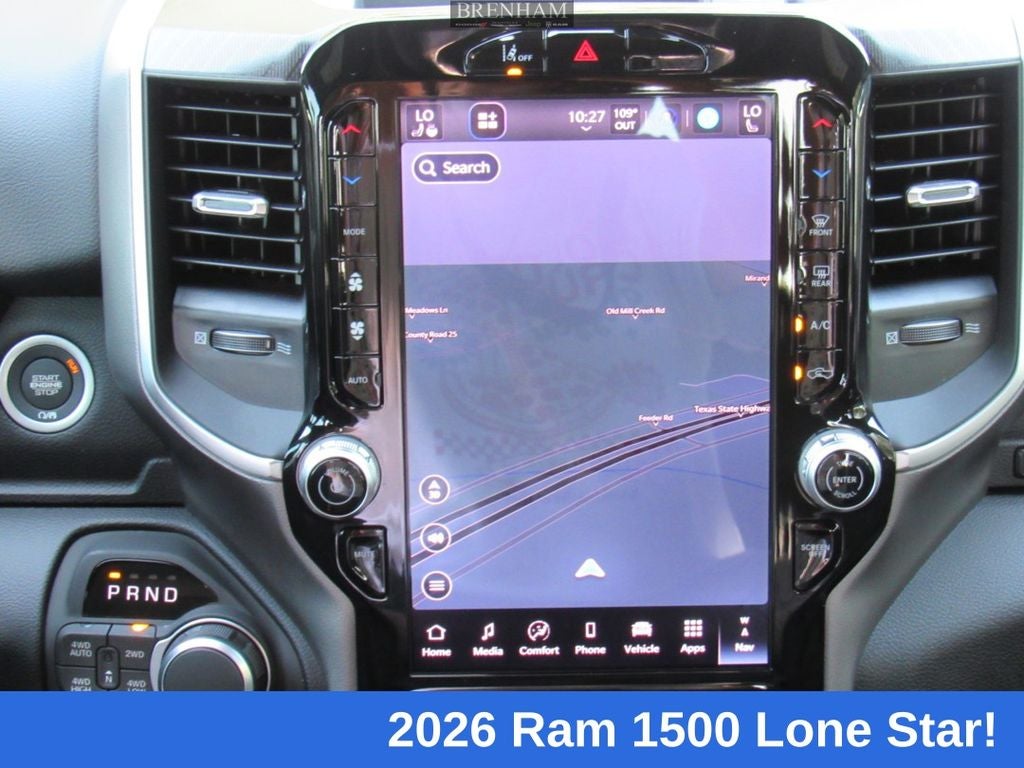 2026 RAM 1500 Lone Star Crew Cab 4x4 5'7' Box