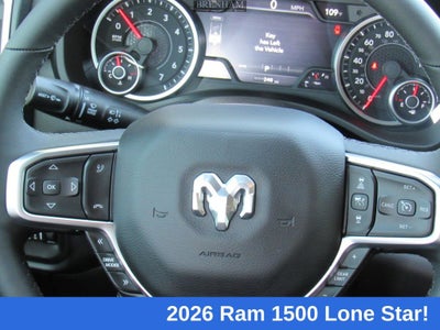 2026 RAM 1500 Lone Star Crew Cab 4x4 5'7' Box