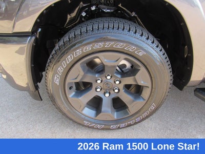 2026 RAM 1500 Lone Star Crew Cab 4x4 5'7' Box