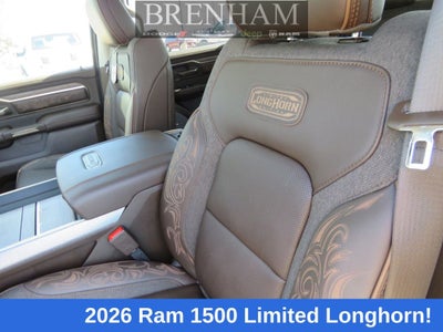 2026 RAM Ram 1500 RAM 1500 LIMITED LONGHORN CREW CAB 4X4 5'7' BOX