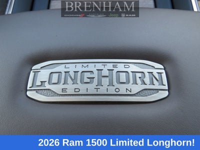 2026 RAM Ram 1500 RAM 1500 LIMITED LONGHORN CREW CAB 4X4 5'7' BOX