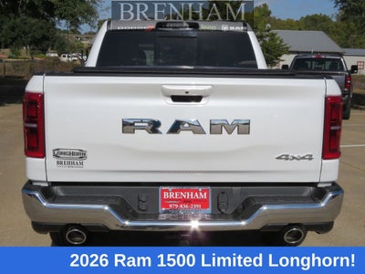 2026 RAM Ram 1500 RAM 1500 LIMITED LONGHORN CREW CAB 4X4 5'7' BOX
