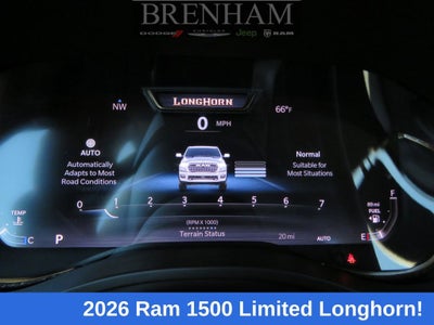 2026 RAM Ram 1500 RAM 1500 LIMITED LONGHORN CREW CAB 4X4 5'7' BOX
