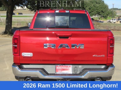 2026 RAM Ram 1500 RAM 1500 LIMITED LONGHORN CREW CAB 4X4 5'7' BOX
