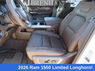 2026 RAM Ram 1500 RAM 1500 LIMITED LONGHORN CREW CAB 4X4 5'7' BOX