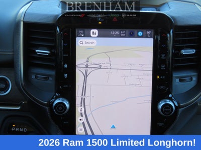 2026 RAM Ram 1500 RAM 1500 LIMITED LONGHORN CREW CAB 4X4 5'7' BOX