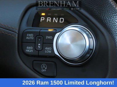 2026 RAM Ram 1500 RAM 1500 LIMITED LONGHORN CREW CAB 4X4 5'7' BOX