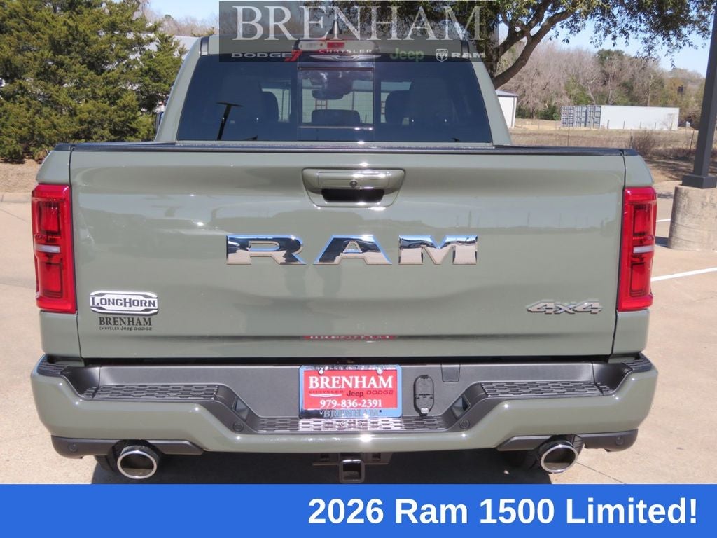 2026 RAM Ram 1500 RAM 1500 LIMITED LONGHORN CREW CAB 4X4 5'7' BOX