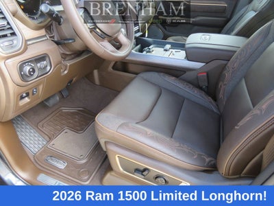2026 RAM Ram 1500 RAM 1500 LIMITED LONGHORN CREW CAB 4X4 5'7' BOX