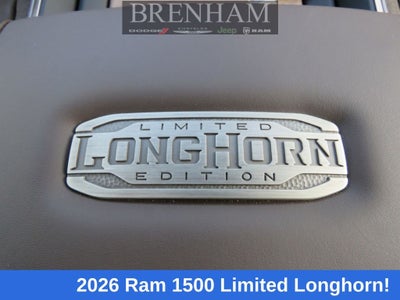 2026 RAM Ram 1500 RAM 1500 LIMITED LONGHORN CREW CAB 4X4 5'7' BOX