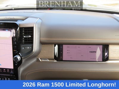 2026 RAM Ram 1500 RAM 1500 LIMITED LONGHORN CREW CAB 4X4 5'7' BOX