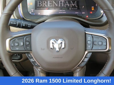 2026 RAM Ram 1500 RAM 1500 LIMITED LONGHORN CREW CAB 4X4 5'7' BOX