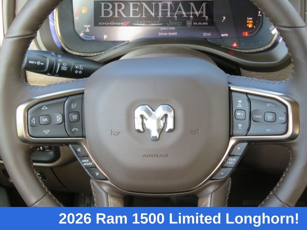 2026 RAM Ram 1500 RAM 1500 LIMITED LONGHORN CREW CAB 4X4 5'7' BOX