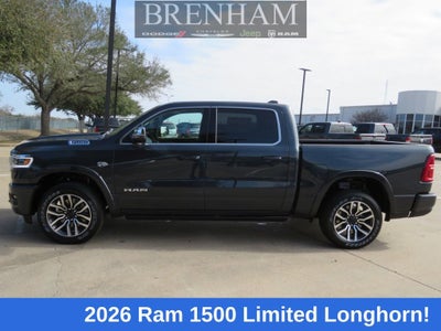 2026 RAM Ram 1500 RAM 1500 LIMITED LONGHORN CREW CAB 4X4 5'7' BOX