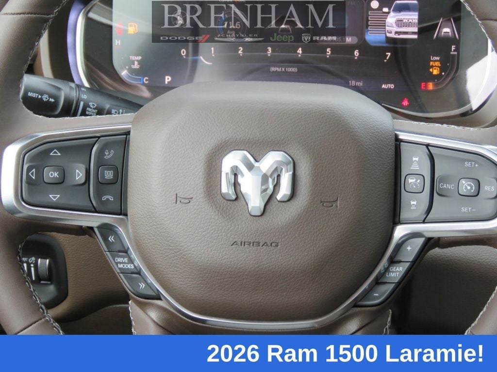 2026 RAM Ram 1500 RAM 1500 LARAMIE CREW CAB 4X4 5'7' BOX