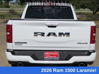 2026 RAM Ram 1500 RAM 1500 LARAMIE CREW CAB 4X4 5'7' BOX