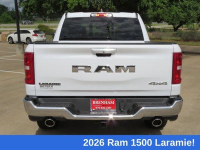 2026 RAM Ram 1500 RAM 1500 LARAMIE CREW CAB 4X4 5'7' BOX