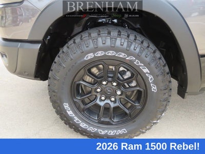 2026 RAM Ram 1500 RAM 1500 REBEL CREW CAB 4X4 5'7' BOX