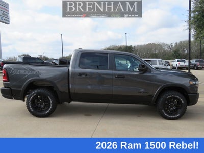 2026 RAM Ram 1500 RAM 1500 REBEL CREW CAB 4X4 5'7' BOX