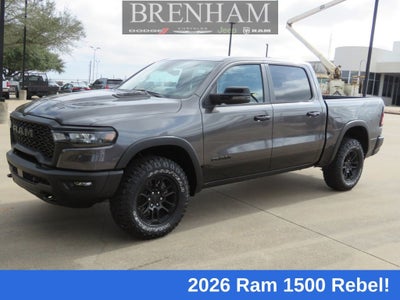 2026 RAM Ram 1500 RAM 1500 REBEL CREW CAB 4X4 5'7' BOX