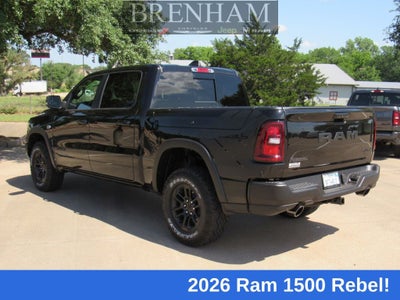 2026 RAM Ram 1500 RAM 1500 REBEL CREW CAB 4X4 5'7' BOX